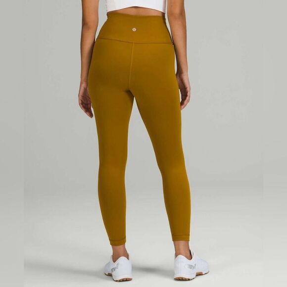 NWT Lululemon Wunder Train High-Rise Tight 25” Gold Spice - Picture 4 of 13